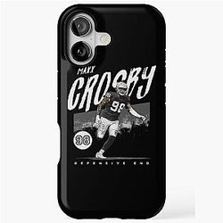 Maxx Crosby Las Vegas Grunge iPhone Tough Case