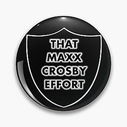 Maxx Crosby Effort Pin