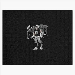 Maxx Crosby Retro Collage Jigsaw Puzzle