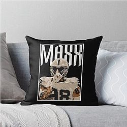 Las Vegas Raiders Maxx Crosby Throw Pillow