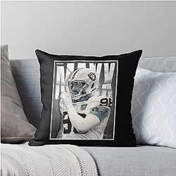 The Maxx Crosby Throw Pillow