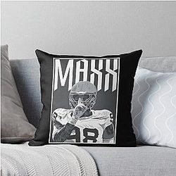 Maxx Crosby Celebration Throw Pillow