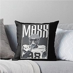 Maxx Crosby Celebration Throw Pillow