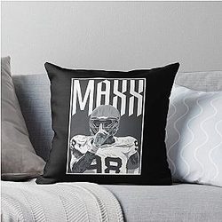 Maxx Crosby Celebration Throw Pillow