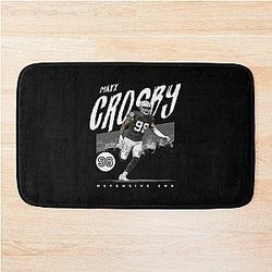 Maxx Crosby Las Vegas Grunge Bath Mat