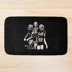 Maxx Crosby Vintage Collage Bath Mat