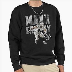 Maxx Crosby Las Vegas Bold Pullover Sweatshirt