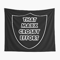 The Maxx Crosby Effort Tapestry