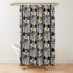 Las Vegas Raiders Maxx Crosby Shower Curtain