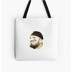 Maxx Crosby "Mad Max" Art - Las Vegas Raiders Mean Mug Tote Bag