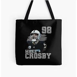 Maxx Crosby All Over Print Tote Bag