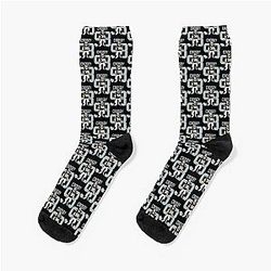 Maxx Crosby Pixel Art Football Tribute in Silver and Black Socks