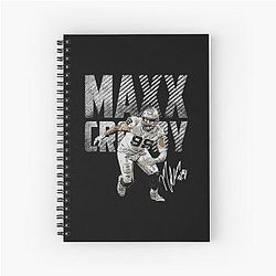 Maxx Crosby Las Vegas Bold Notebook