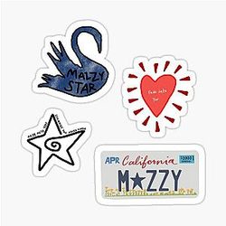 Mazzy Star Design Sticker
