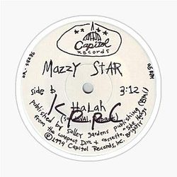 Mazzy Star CD Sticker