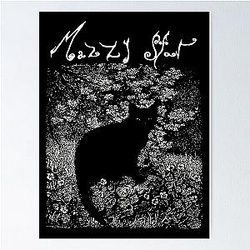 Mazzy Star Cat Poster