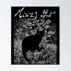 Mazzy Star Cat Poster