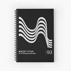 Art Mazzy Star Spiral Notebook