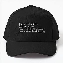 Fade Into You by Mazzy Star Automatic Quote Black Baseball Cap