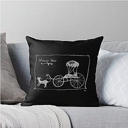 Art by Mazzy Star Throw Pillow