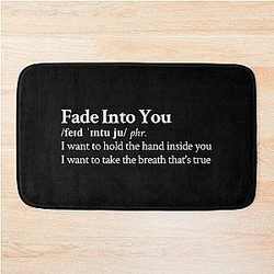 Fade into You by Mazzy Star Aesthetic Black Bath Mat
