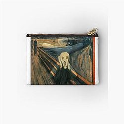 Meccha Chameleon Fan Art The Scream Zipper Pouch