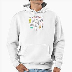 Meccha Chameleon Poses Pullover Hoodie