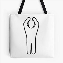 Meccha Chameleon Upright All Over Print Tote Bag