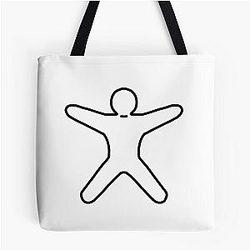Meccha Chameleon Star All Over Print Tote Bag