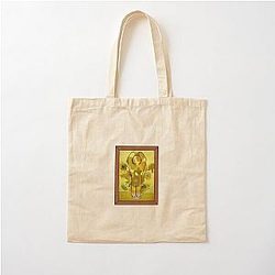 Meccha Chameleon - Van Gogh Sunflowers Cotton Tote Bag