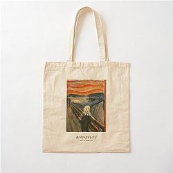 Meccha Chameleon Fan Art The Scream Cotton Tote Bag