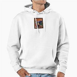 Meccha Chameleon Edvard Munch's The Scream Pullover Hoodie