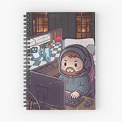 Case Playing Meccha Chameleon Spiral Notebook