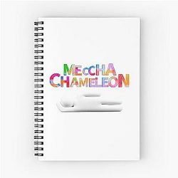 Mecha Chameleon Design Spiral Notebook
