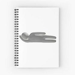 Chameleon Stickman Spiral Notebook