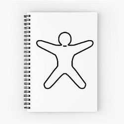 Meccha Chameleon Transparent Spiral Notebook
