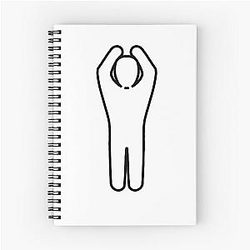 Meccha Chameleon Transparent Upright Spiral Notebook