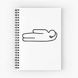 Meccha Chameleon Horizontal Spiral Notebook