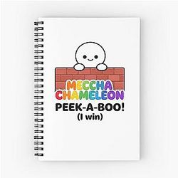 Meccha Chameleon Peek a Boo Notebook
