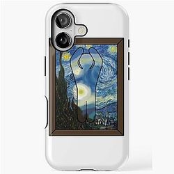 Meccha Chameleon Van Gogh Starry Night iPhone Tough Case