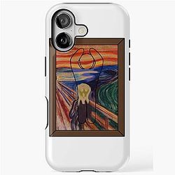 Meccha Chameleon - The Scream iPhone Tough Case