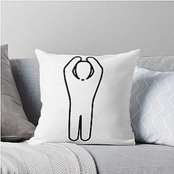 Meccha Chameleon Upright Throw Pillow