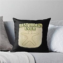 Meccha Chameleon Game Best Throw Pillow