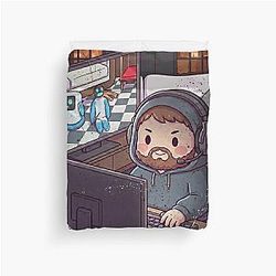Case Playing Chameleon Duvet Cover