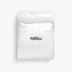 Meccha Chameleon Stickman Duvet Cover