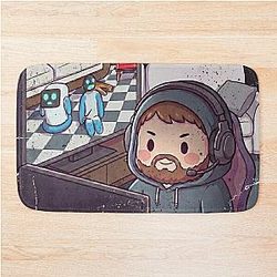 Case Playing Chameleon Bath Mat