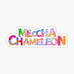 Meccha Chameleon Logo Sticker