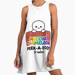 Meccha Chameleon Peek Boo A-Line Dress