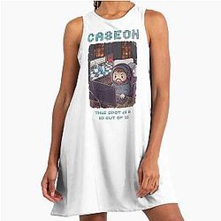 Casey Playing Chameleon A-Line Dress