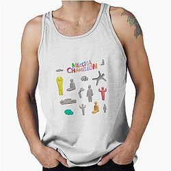 Meccha Chameleon Poses Sticker Sheet Tank Top
